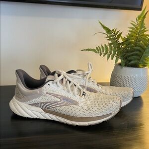 Brooks Cream Running Shoes